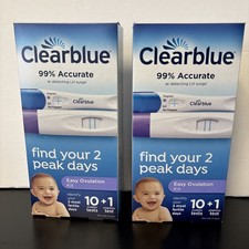 2 Pack Clearblue Complete Starter Pregnancy Ovulation Kit - Lot Of 2 - 12/26