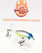 SLICKLINE Whopper Popper 75 Style, 75mm 17g Top Water Fishing Lure - Blue Shad