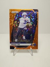 2024 Panini Prizm Braden Fiske 310 RC Rookie Orange Disco Prizm LA Rams