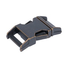 Country Brook Design  3/4 Inch Contoured Aged Bronze Side Release Buckles 10 Pk