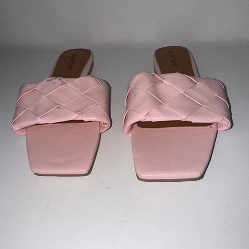 Pink Woven/Braided Flat Slip On Sliders/Sandals EU 41 - Picture 8 of 14