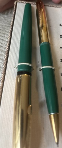 Eversharp Vintage Symphony Chrom Füllfederhalter-Bleistift Set OVP grün - Bild 5 von 7