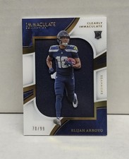 ELIJAH ARROYO 2025 Immaculate Clearly Immaculate  Seahawks ROOKIE Jersey #'d /99