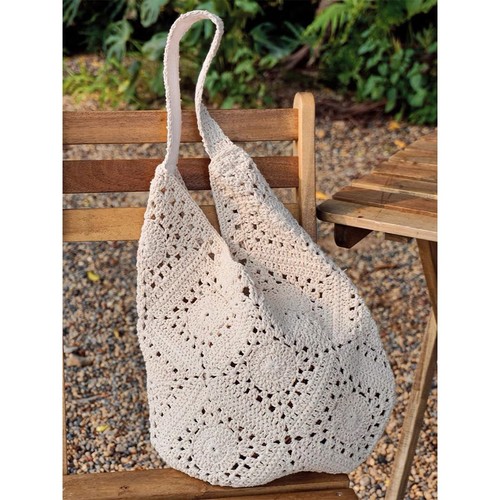Beach Bags for Women Crochet Tote Bag Boho Beach Tote Soft Woven Purse for Su... - Picture 5 of 7