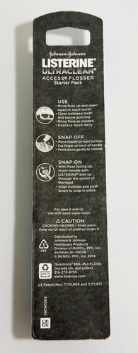 Johnson Listerine Ultraclean Access Zahnseide Starter Pack 3 Einwegköpfe - Bild 2 von 3