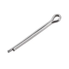 Split Cotter Pin - 3mm x 30mm 304 Stainless Steel 2-Prongs Silver Tone 60Pcs