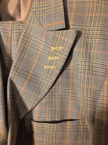 STACY ADAMS MEN'S TWO PEICE SUIT SUPERLATIVE 150s JACKET 40-42 TROUSERS 33-36X31 - Picture 3 of 19