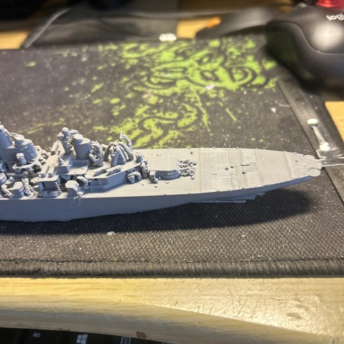 USS Missouri BB-63 WW2 Battleship Model 3D Printed. 1/1000” Scale-Accurate! - Picture 4 of 9
