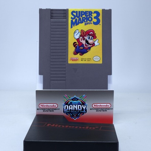 Super Mario Bros 3 con parapolvere - Autentico, testato - NES - Foto 1 di 6
