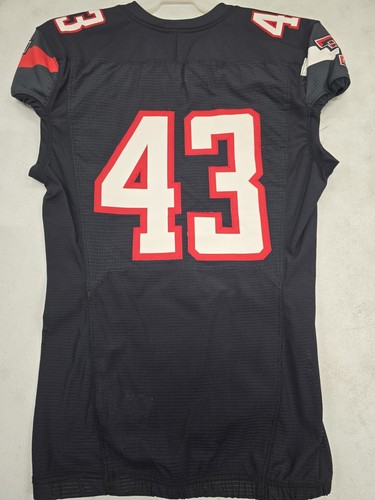 2020 TEXAS TECH RED RAIDERS #43 GAME USED Authentic Football Jersey BLACK 44 - 第 2/2 張圖片
