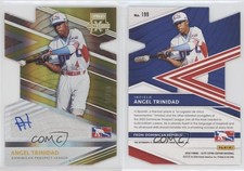 2020 Elite Extra Edition Status Gold Die-Cut Signatures /10 Angel Trinidad Auto