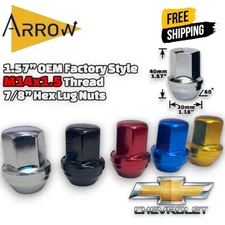Chevrolet OEM Factory Lug Nuts M14x1.5 FIT:Silverado Tahoe Suburban Colorado
