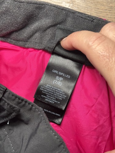 The North Face Schneehose Mädchen Small schwarz - Kinder rosa gefüttert Ski - Bild 6 von 7