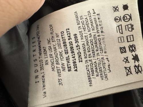 Moncler Rethel Giubbutto Down Parka Charcoal Flannel Wool Coyote Fur Winter 4/L - Picture 11 of 19