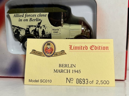 Oxford Diecast Special Correspondent 1944 1945 Ltd Ed Models Boxed with reports - Picture 109 of 138