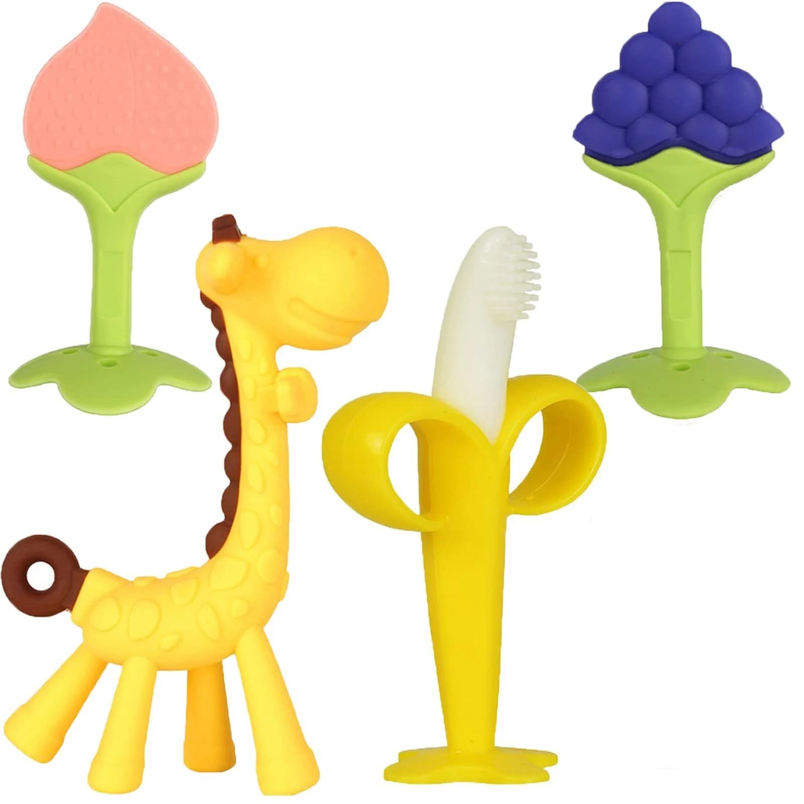 Baby Teething Toys 3-6 Months, Baby Chew Teether Freezer BPA Free, Babies Teethi
Opens in a new wind