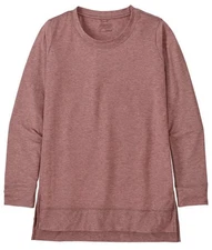 Patagonia Womens Top Small Long Sleeve Glorya Pullover Rosehip Baselayer Camping