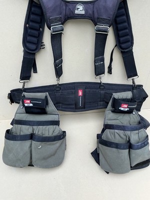 Diamondback Tool Belt Set - Axe & SxS pouch bags - Gatorback Suspenders B616 V2