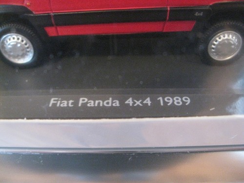 Spark Shuko Pro 1/43 Fiat Panda 4 1989 Red With Grill Guard - Picture 5 of 6