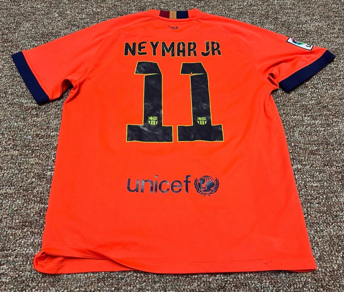 Barcelona FC Nike Dri-Fit Soccer Jersey '14 Authentic Neymar