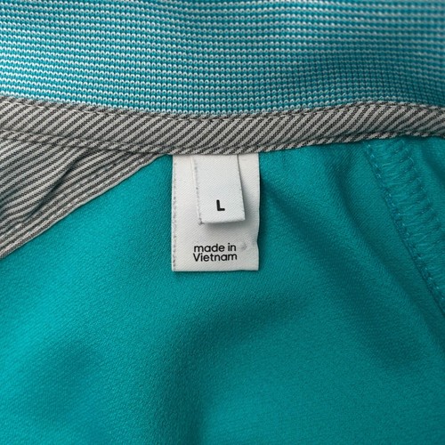Adidas AdiPure Pullover Golf Sport Training Viertel-Reißverschluss türkis Herren Large - Bild 5 von 10
