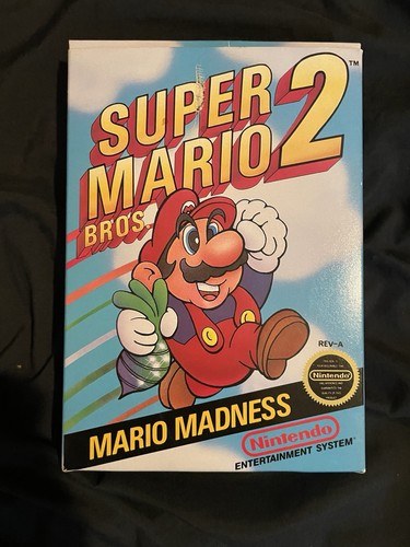 Vintage CIB Copy Of Super Mario Bros. 2 (Nintendo NES, 1988) Complete - Picture 2 of 4