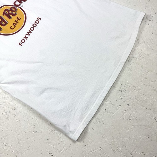 Vintage Hard Rock Cafe T-Shirt Foxwoods USA weiß Gr. M Kurzarm - Bild 3 von 5