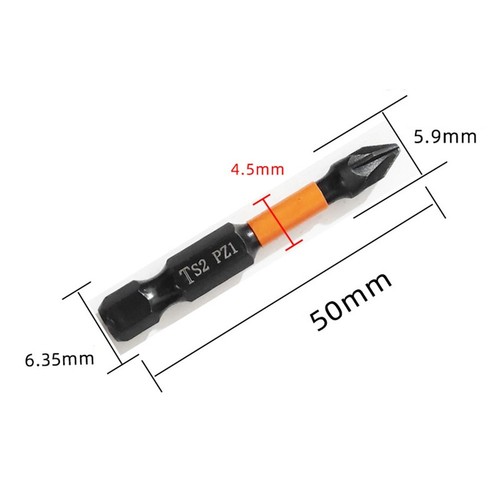 Reliable 10Pcs Heavy Duty Screwdriver Bits Set with Enhanced Torque Transfer - Picture 11 of 14