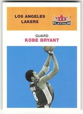 2001-02 Fleer Platinum #13 Kobe Bryant BASKETBALL Los Angeles Lakers