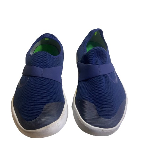 Oofos Herren Größe 10 Blau Herren Slipper Schuhe Niedrig Sportler $ 139 UVP - Bild 1 von 7