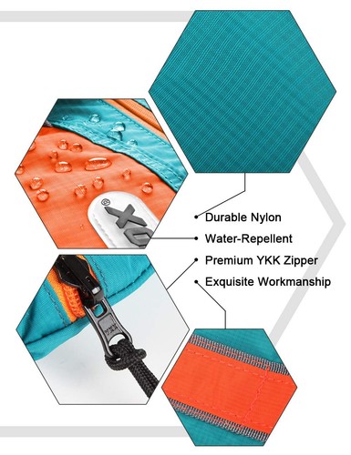 Foldable Bags for Travel Duffel Bag Packable Tote Bag Carry on Luggage Weeken... - Picture 5 of 6