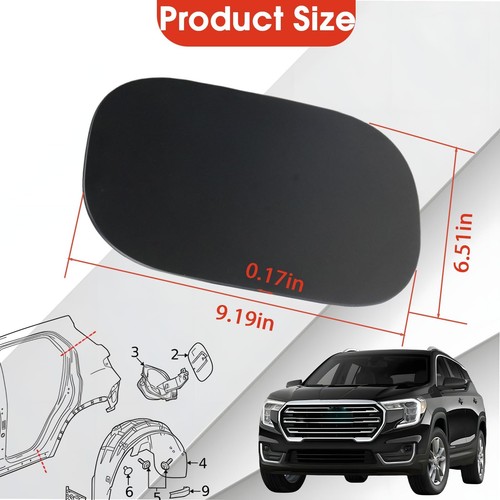 84228129 Primed Fuel Filler Door Cover Gas Fuel Tank Cap Hatch Compatible wit... - Picture 7 of 7