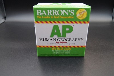 Barron's AP Human Geography Flash Cards, 2nd Edition Flash Cards