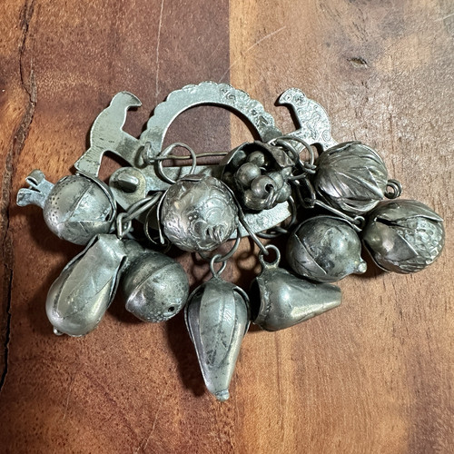 Antique/Vintage Brazilian Balangandã Charm Brooch – Good Luck & Protection - Picture 3 of 9
