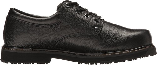 Dr. Scholl's Shoes Men's Harrington II Slip Resistant 13 Wide, Black Leather - Imagen 6 de 9