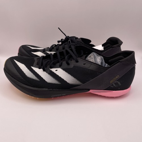 Adidas Men’s Size 11 Adizero Ambition Black White Track Field Spikes IG9905 - Picture 2 of 7