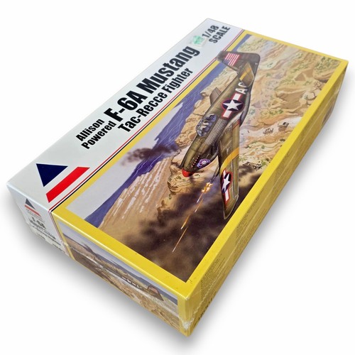 Accurate Miniatures Allison Powered F-6A Mustang Tac-Recce Fighter 1:48 ☆Sealed  - Picture 2 of 10