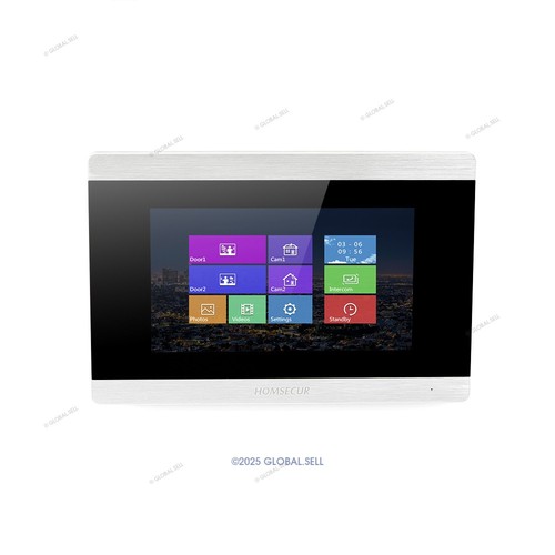 HOMSECUR 7" Hands-free Video Door Entry Security Intercom+Touch Screen Monitor - Picture 5 of 10