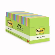 Post-it Notes 65418BRCP 3 in. x 3 in. Pads in Floral Fantasy Colors 18/PK New