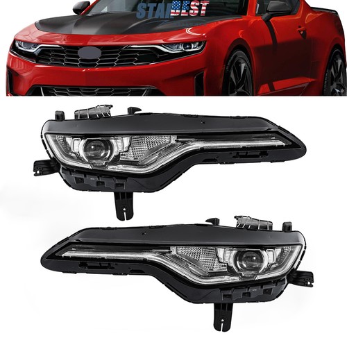 Headlights Assembly For Chevy Camaro SS 1SS 2SS RS 2019-2024 LED Type Right&Left - Picture 15 of 15