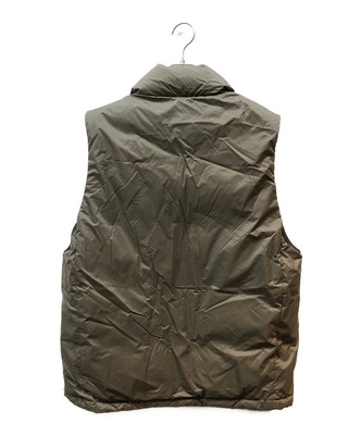 NANGA AURORA TEX STAND COLLAR DOWN VEST Size: L Olive Men NANGA AURORA TEX STAND COLLAR DOWN VEST Size: L Olive Men