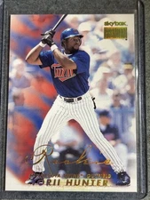 1999 SkyBox Premium Torii Hunter Action Variation SP Rookie Twins