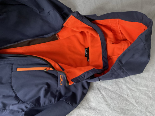 CMP Jacke Herren Sport Softshelljacke Gr. 54 - L / XL Dunkelblau neuwertig - Bild 3 von 3