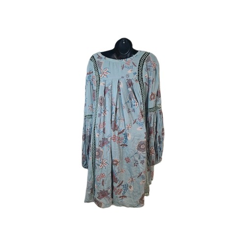 Túnica Estampada Floral Free People Just the Two of Us Talla Mediana Salvia Ver Imagen - Imagen 5 de 18