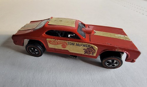 Vintage Hot Wheels Redline 1969 Tom McEwen Plymouth Mongoose Red