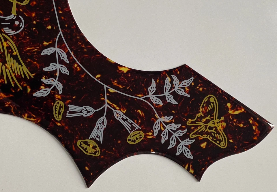 Golpeador autoadhesivo de cristal para guitarras acústicas Gibson Hummingbird Foto 4 de 4