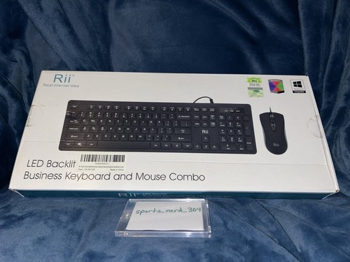 NEW Three Colors Backlit Keyboard and Mouse, Wired Keyboard and Mouse Combo, USB - Picture 12 of 13