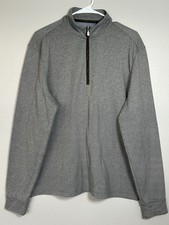 JOHNNIE-O MEN'S FARBER PREP-FORMANCE QUARTER-ZIP Charcoal Large Top Shelf Golf