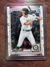 2020 Bowman Draft Tyler Soderstrom 1st Chrome Oakland A's Rookie RC BD-119 FS