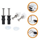  Toilet Seat Fittings Fastener Bolt Kit Screw and Nut Plastic Bolts for